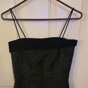 Jump  Apparel Company Black Polka Dot Dress Size 3/4